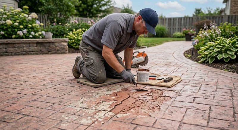 Decorative Concrete Repair in Boone, NC