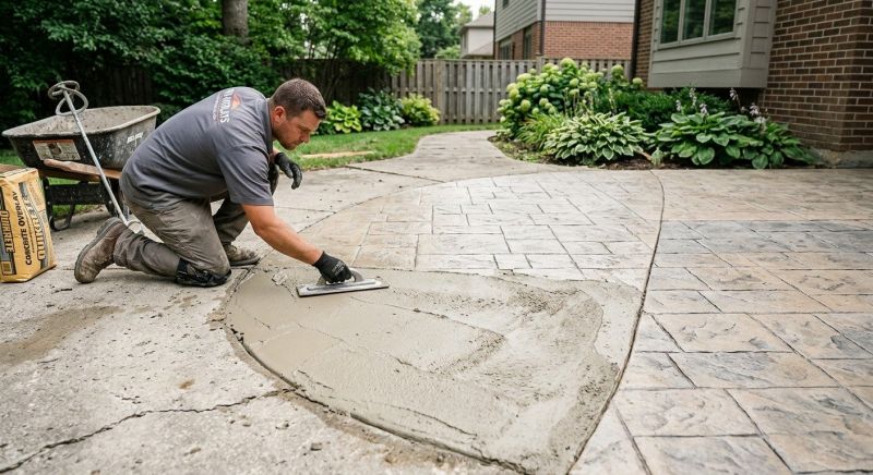 Stamped Concrete Installation Service